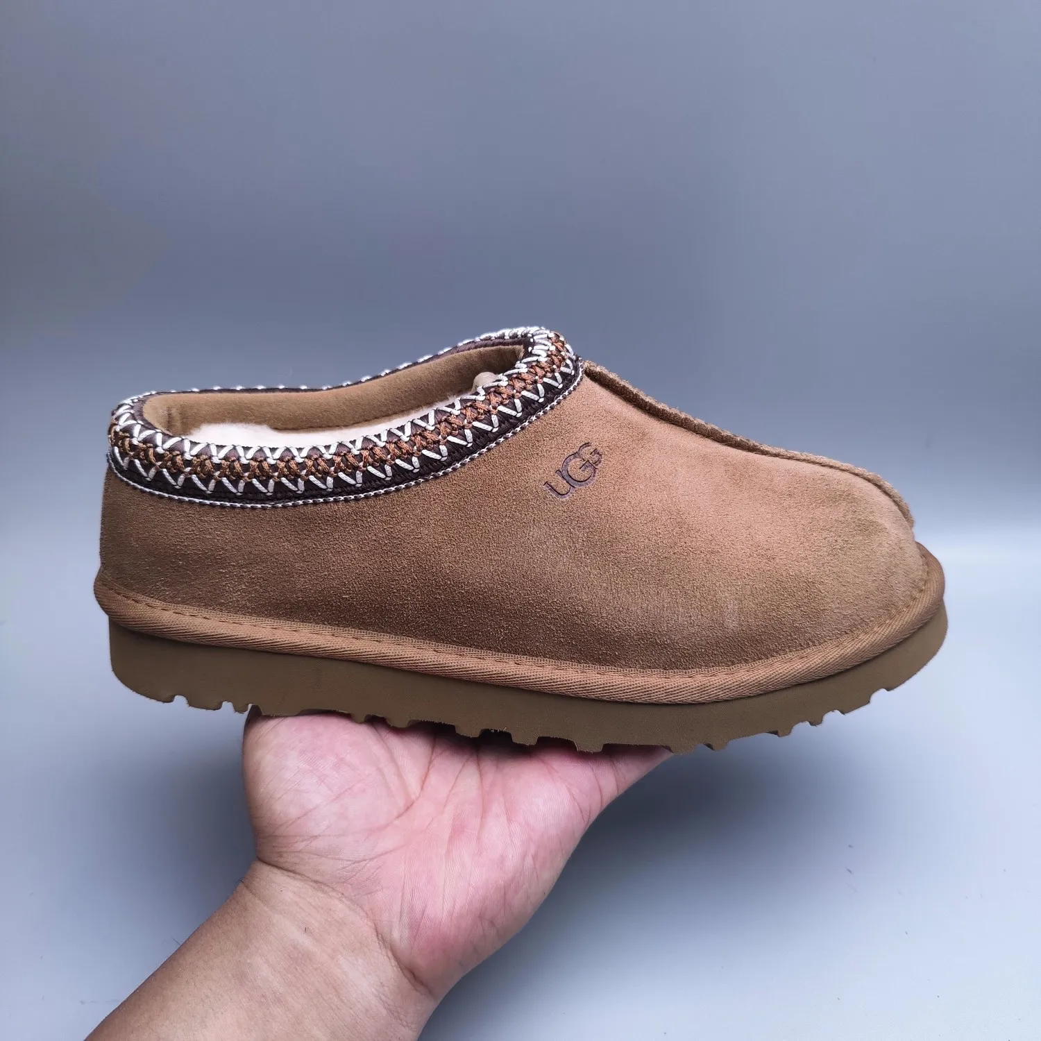 💰440 UGG sheepskin one-piece snow boots for women 5955 men's shoes 5950 one-legged home style for men and women Color: Maroon Black Sand Gray Chocolate Number: 35-45